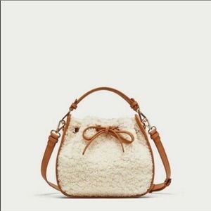 Zara Sherpa Crossbody Bag